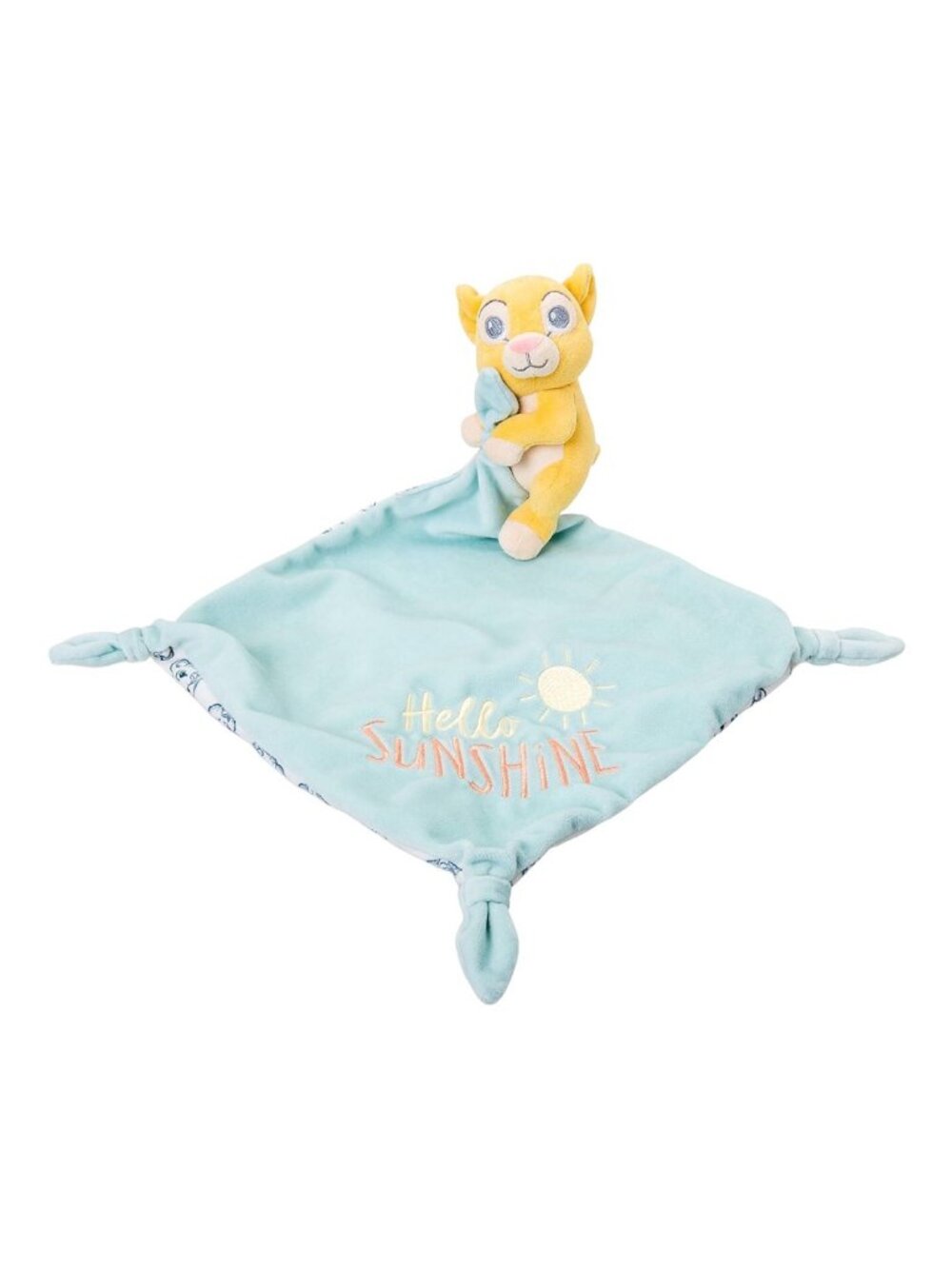 Disney Store Disney Baby Lion King Simba Hello Sunshine Plush Blankie for Baby